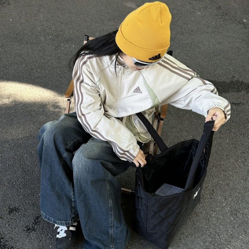 預購｜ADIDAS SS25 TEAMGEIST 夜光線條 立領外套 杏色