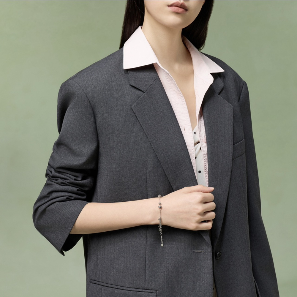 預購｜CHARLES & KEITH 無邊星穹手鍊 銀色