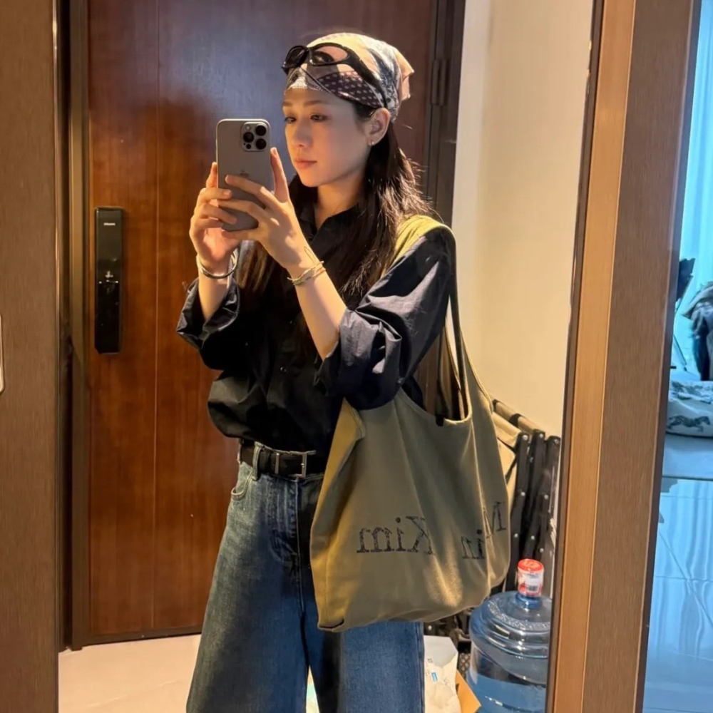 現貨｜MATIN KIM 二合一帆布包 2色