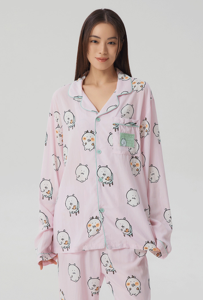 現貨｜SPAO X 自嘲熊 聯名睡衣 長袖 4色