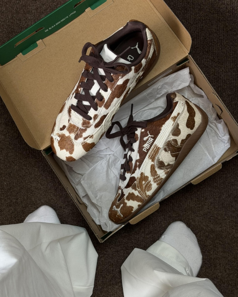 預購｜PUMA W SPEEDCAT COW 乳牛紋