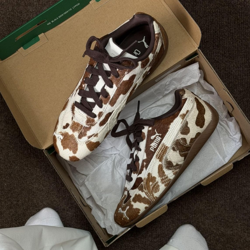 預購｜PUMA W SPEEDCAT COW 乳牛紋