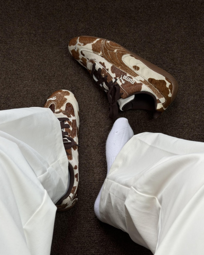 預購｜PUMA W SPEEDCAT COW 乳牛紋