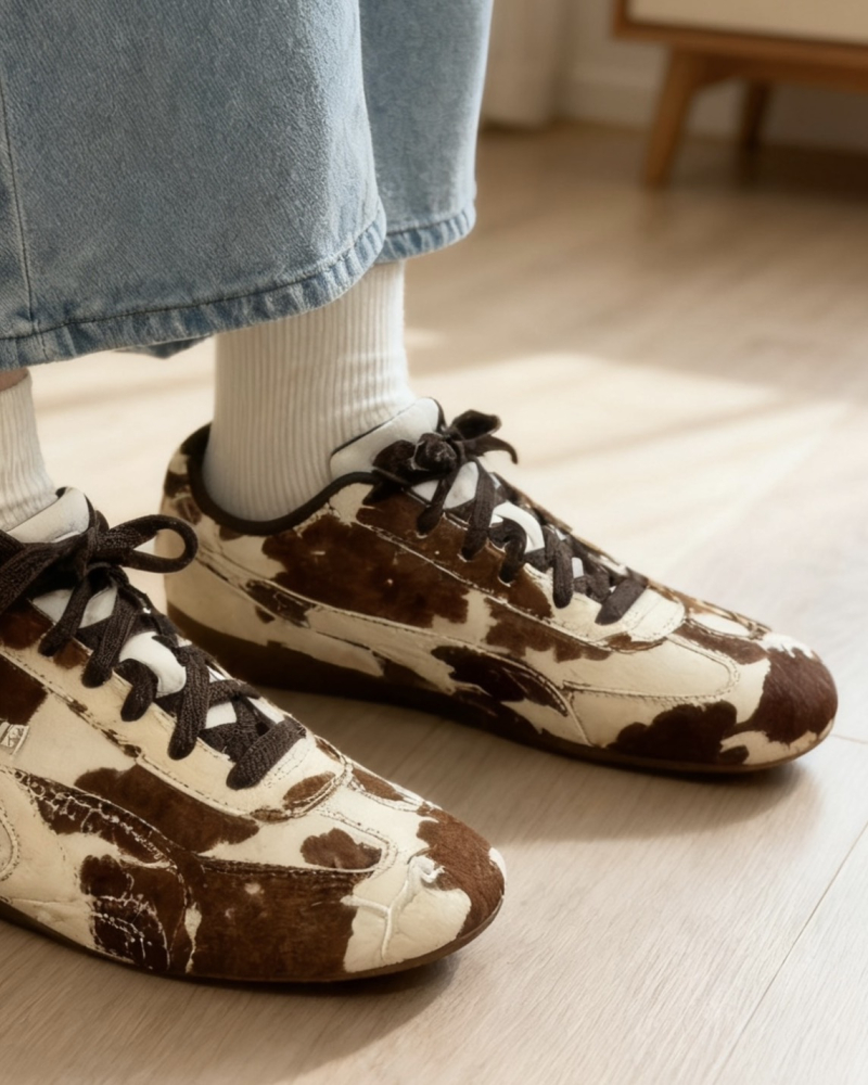 預購｜PUMA W SPEEDCAT COW 乳牛紋