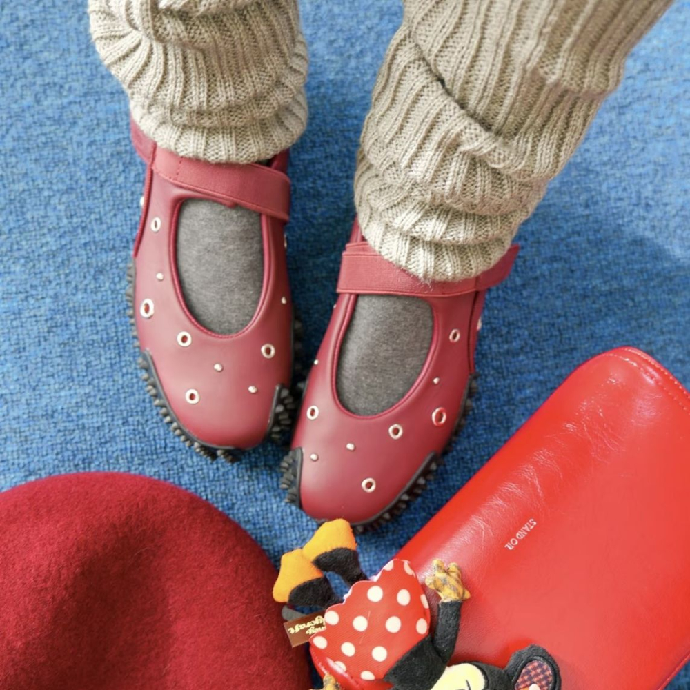 預購｜PUMA MOSTRO FEY 鉚釘鞋 酒紅