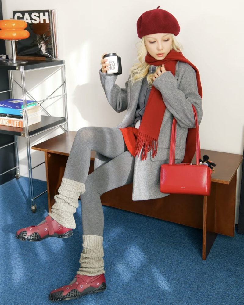 預購｜PUMA MOSTRO FEY 鉚釘鞋 酒紅