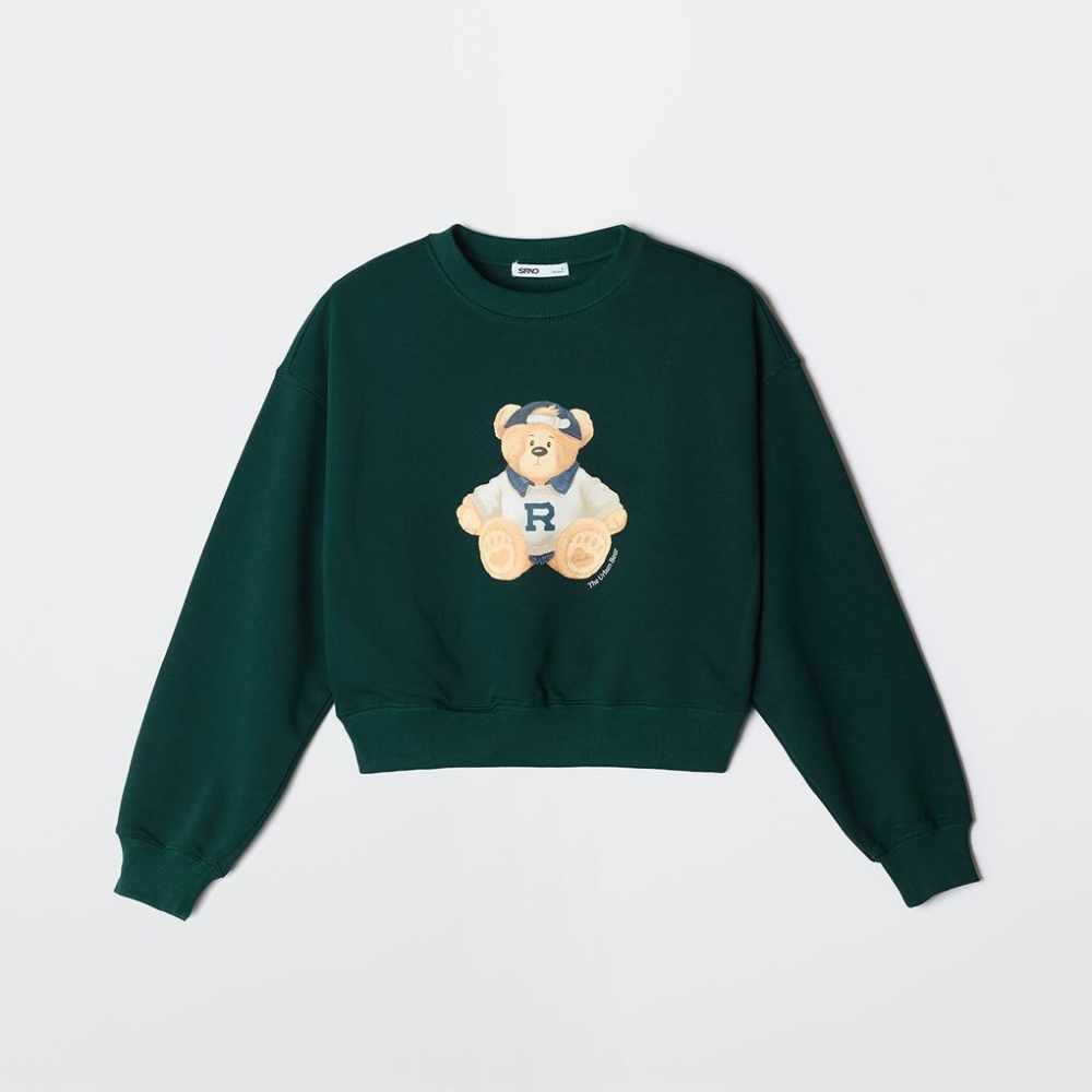 現貨｜SPAO 小熊短版衛衣 4色