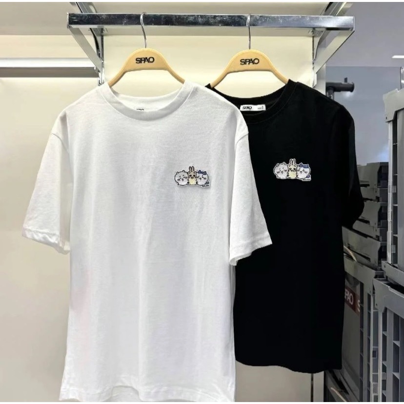 現貨｜SPAO x 吉伊卡娃 短T 兩件組 黑白