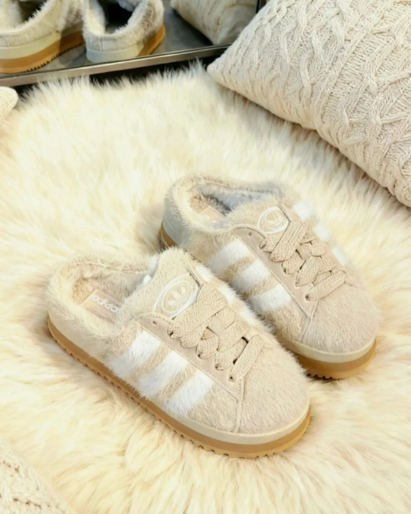 預購｜ADIDAS ORIGINALS W CAMPUS 00S 麵包拖鞋 米杏