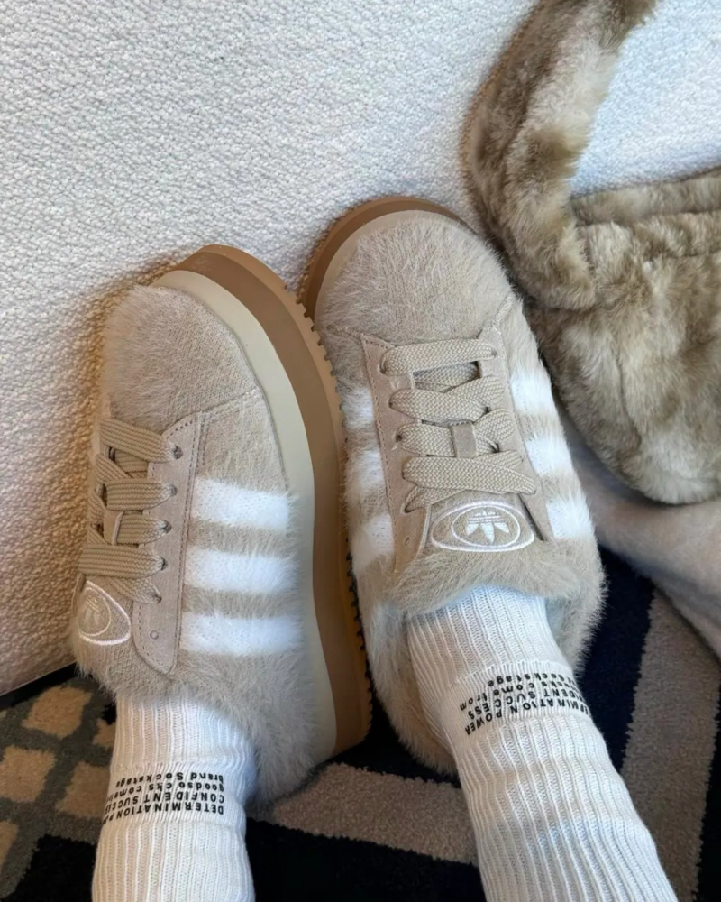 預購｜ADIDAS ORIGINALS W CAMPUS 00S 麵包拖鞋 米杏