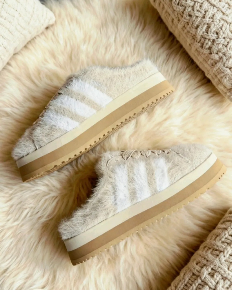 預購｜ADIDAS ORIGINALS W CAMPUS 00S 麵包拖鞋 米杏