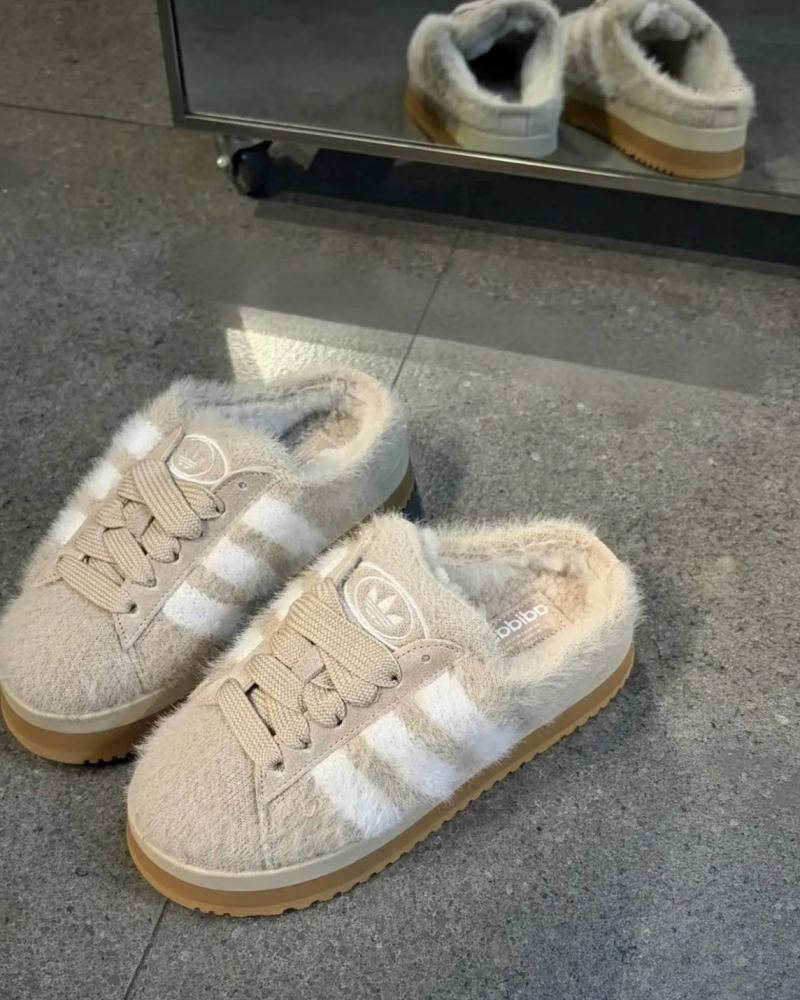 預購｜ADIDAS ORIGINALS W CAMPUS 00S 麵包拖鞋 米杏