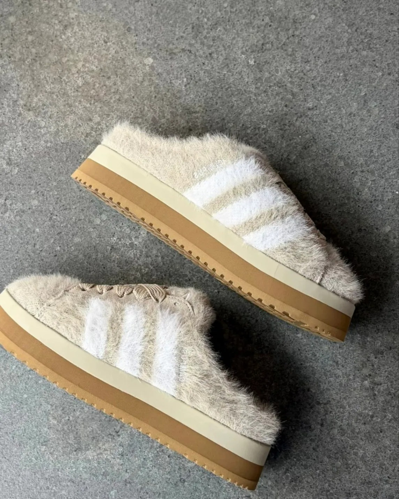 預購｜ADIDAS ORIGINALS W CAMPUS 00S 麵包拖鞋 米杏