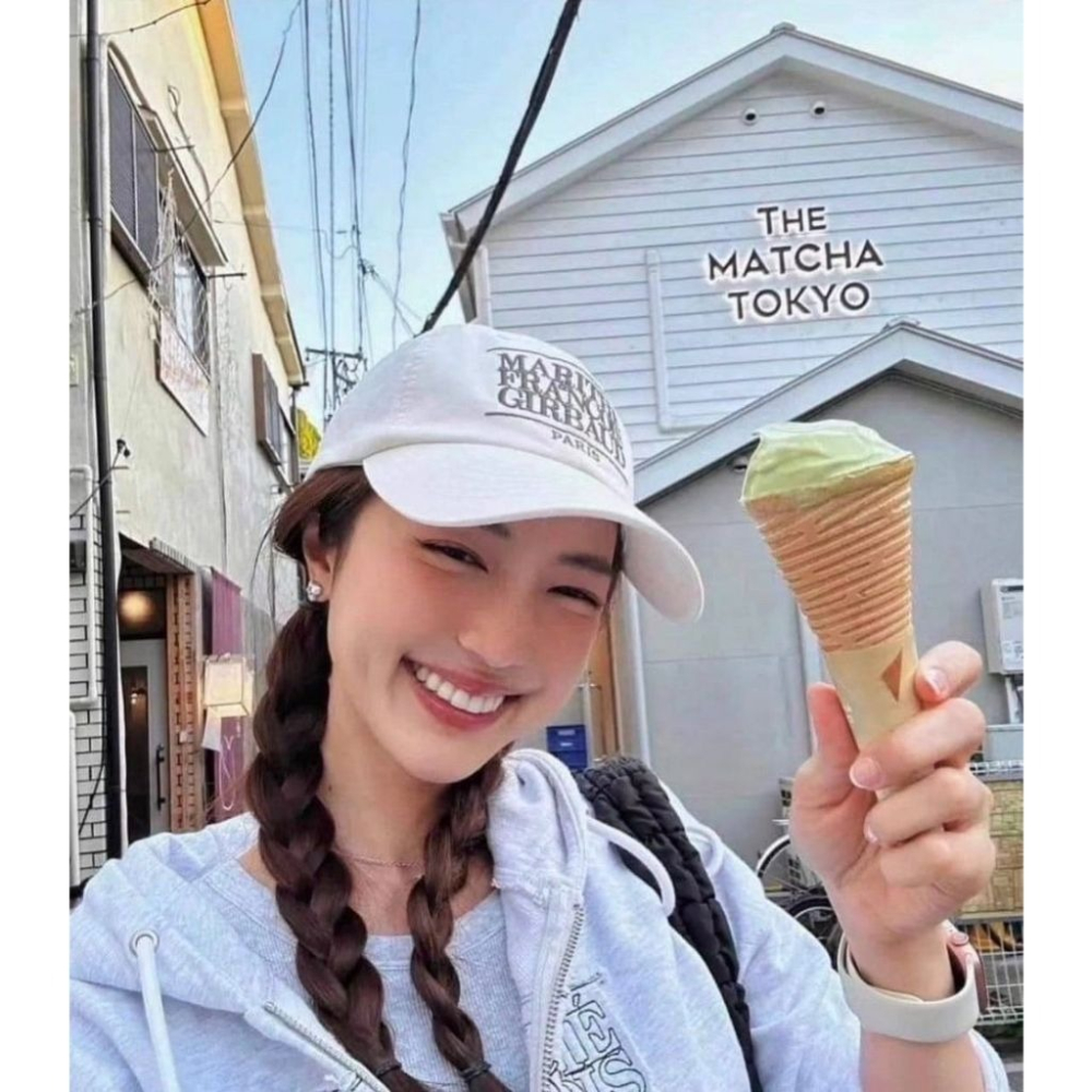 現貨｜MARITHE CLASSIC LOGO CAP 燕麥