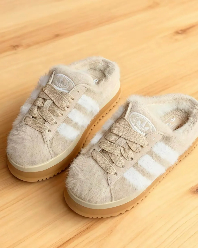 預購｜ADIDAS ORIGINALS W CAMPUS 00S 麵包拖鞋 米杏
