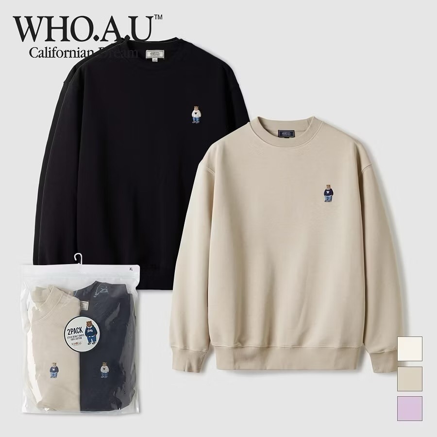 現貨｜WHO.A.U 大學T 兩件組 2色