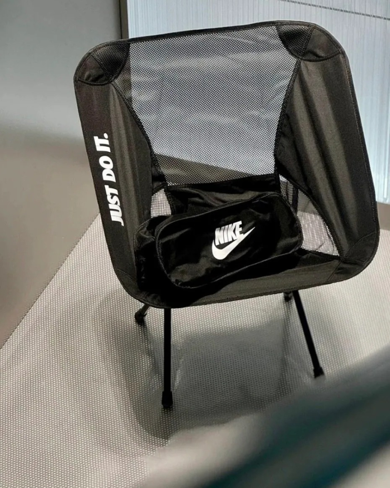 現貨｜NIKE JUST DO IT 可收納露營椅 黑色