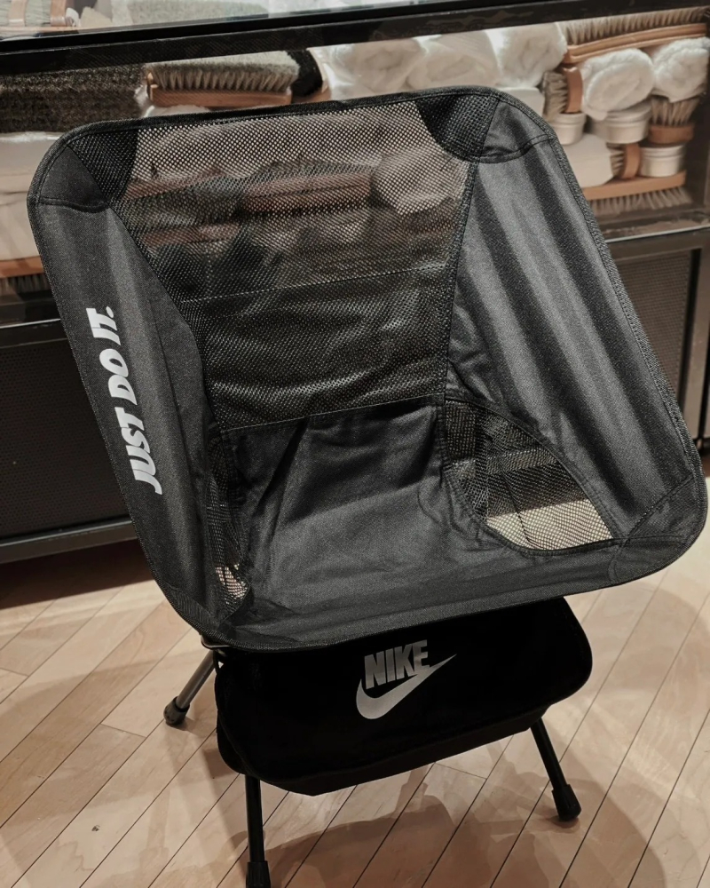 現貨｜NIKE JUST DO IT 可收納露營椅 黑色