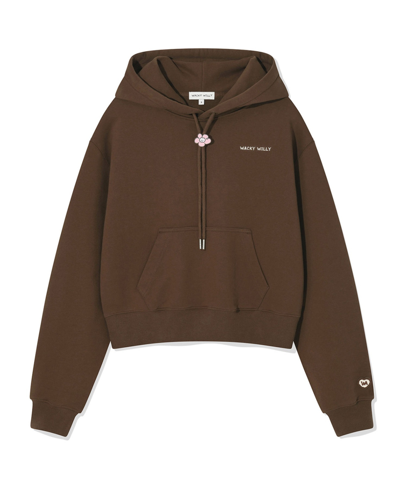 現貨｜WACKY WILLY 小花短版帽T  4色