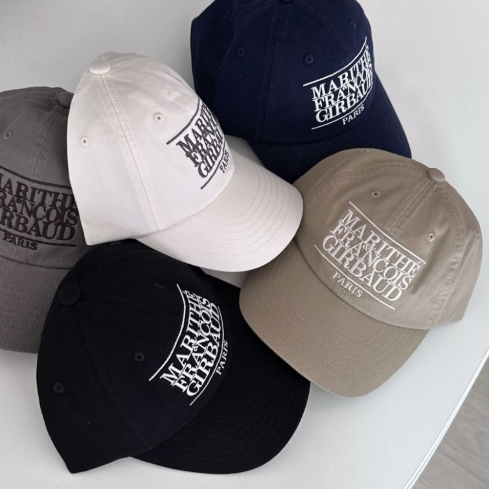 現貨｜MARITHE CLASSIC LOGO CAP 燕麥