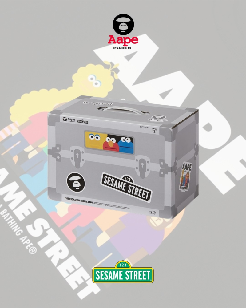 現貨｜AAPE x 芝麻街 聯名公仔